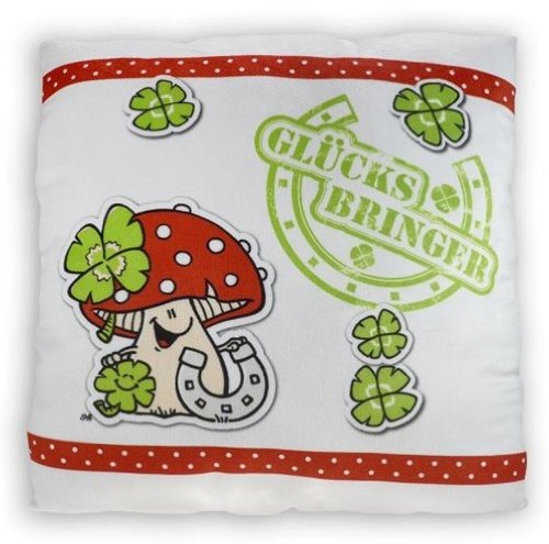 Sheepworld 42649 Plüschkissen Glück,30 x 30 cm