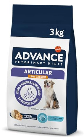 Advance Veterinary Diets Articular Care Reduced Calorie - Croquettes pour Chiens avec des Problèmes articulaires - 3kg