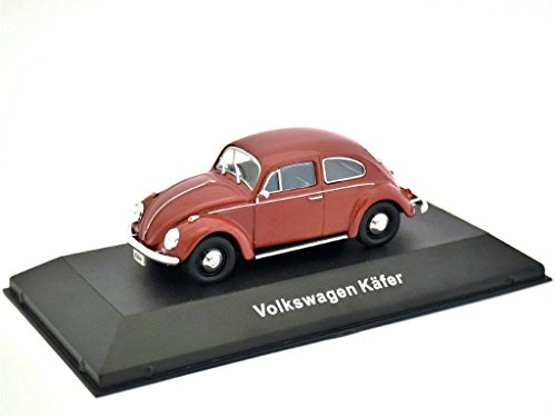 VW Käfer BRD Fertigmodell in Displayvitrine im Maßstab 1:43