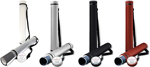 Rumold Zeichenrollen-Köcher, 600 mm - 1000 mm, Ø 80 mm, Polyethylen (4 Köcher, 4 Farben)