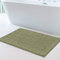 MAYSHINE Chenille Badematte, rutschfeste Maschinenwaschbare Badteppiche | Saugfähige Schnelltrocknende Shag-Teppiche, Ideal für Badezimmer, Dusche, Schlafzimmer oder Türmatte (Salbeigrün, 100x60cm)
