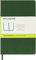 Moleskine Classic Plain Paper Notebook, Hard Cover and Elastic Closure Journal, Color Myrtle Green, Size Pocket 9 x 14 cm, 192 Pages