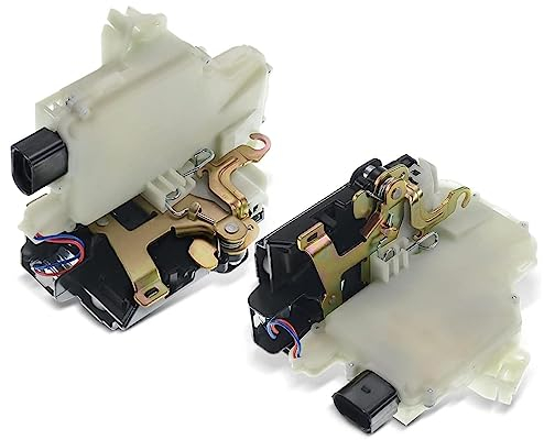Frankberg 2x Cerradura de puerta Servomotor Delantero 4-Postes Compatible con Leon 1M1 1999-2006 Golf IV 1J1 1J5 1997-2006 P.a.s.s.a.t 3B3 3B6 2000-2005 4/5-Puertas Sustituir# 3B1837015J