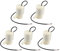 HALJIA 5PCS Mini Wasserpumpe, Motorpumpe Wasserpumpen DC 3V 5V Micro Mini-Tauchpumpe oder Aquarium-Aquarium, Micro-Motorpumpe Wasserpumpen Weiß