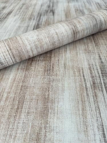 Mambo-Design PVC Tischdecke Kora Meterware Wachstuch Eckig Breite & Länge wählbar abwaschbar geprägt Leinenoptik, Größe:140 x 260 cm