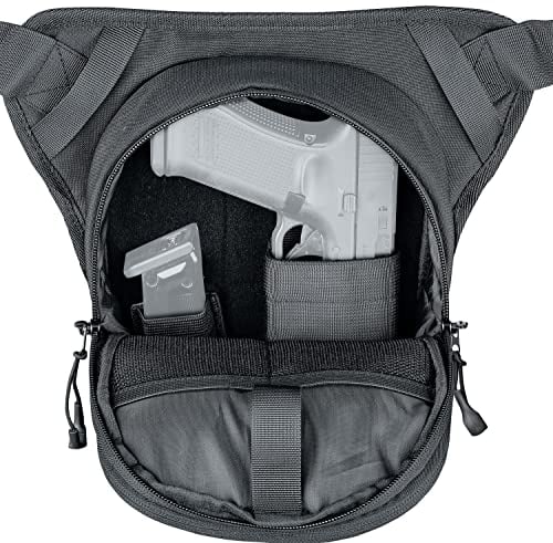 Umarex Concealed Carry Waistbag Holster beidseitig nutzbares Universalholster für Dienst- und Kompaktpistolen sowie Revolver bis 4