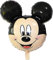 Folienballon * MICKEY MOUSE * als Deko für Kindergeburtstag und Party | Größe: 70m | für Luft und Helium | Micky Maus Kinder Geburtstag Ballon Dekoration Folienballons