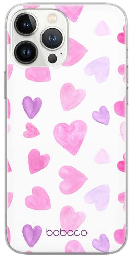 Funda para teléfono móvil de ERT Group para Apple iPhone 7 Plus/ 8 Plus Original y con Licencia Oficial de Babaco con diseño Hearts 005, parcialmente Transparente
