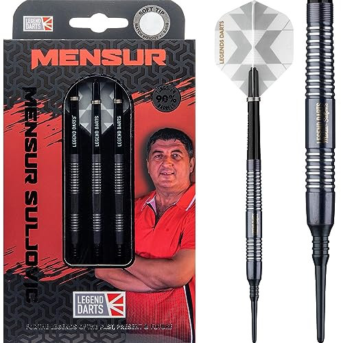 Legend Darts Mensur Suljovic 90% Black Softdarts 18 Gramm