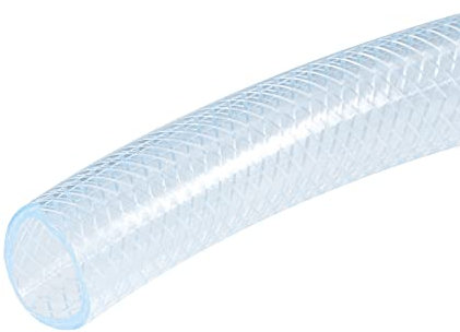DMiotech Geflochtener PVC-Schlauch flexible Schläuche für Garten Wasserschlauch 10mm Innendmr. 14mm Außendmr. 1 Meter Länge