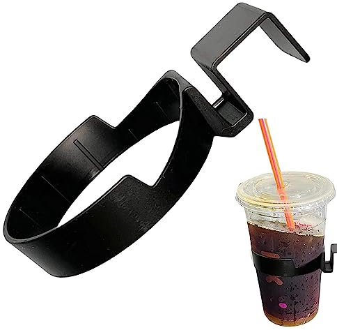 Fukamou Airplane Cup Holder | Stable ABS Phone or Drink Mount for Handsfree Use,Pocket Size Multifunctional Accessory for Flying Travel, Take-off Taxiing Throughout the