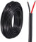 sourcing map 18AWG Elektrischer Draht 2 x 0,82 mm² Strom Kabel 20 Meter Silikon Erdkabel Schlauchleitung Gerätekabel UL2464 2 adrig Kupfer Verlängerungskabel Feuchtraumkabel Lautsprecherkabel