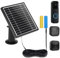 UYODM Panneau solaire compatible avec la sonnette vidéo Blink et Blink Outdoor 4 (4ème) / XT3 / XT2 / XT Cam, alimentez votre sonnette ou votre caméra extérieure en continu avec un câble de 3 m, cadre