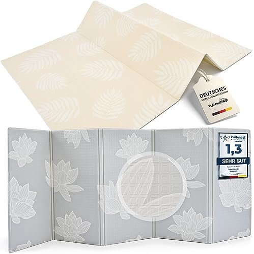 Zukunftskinder® Spielmatte faltbar | Krabbelmatte für Kinder mit Tragetasche | 150 x 200 x 1cm | Spielmatte für Kleinkinder | Doppelseitig, wasserdicht, schadstoffgeprüft, BPA frei | Play mat