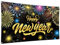 Happy New Year Hintergrund Banner 200 x 110 cm große Größe Happy New Year Banner Schwarz Gold Hintergrund Banner Silvester Party Dekorationen Zubehör für Neujahr Party Dekorationen Feier