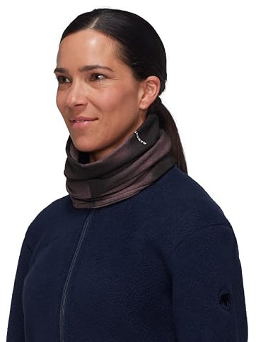 Mammut Herren Damen Unisex Loop Schlauchschal Halstuch Nackenwärmer Fleece Neck Gaiter, Farbe:Lila, Artikel:-50607 flux/black
