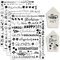 Hongma Rub On Sticker 19x14cm-Großformat Glück Schwarz Transfers 4PCS Sprüche für Raysin für Keraflott Möbel Glas Holz DIY Deko Rub On Folie Rubons Aufkleber