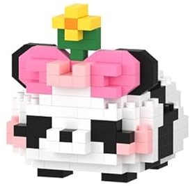 Panda Bausteine Set Mini Panda Bausteine Set Niedlich Panda Bricks Tier Building 196 StüCke Panda Baustein,Kreativ-Bausteine,Mini Tiere Bausteine Mikro Bausteine Spielzeug Kit