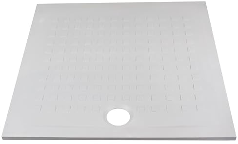 Duschtasse 100 x 100 cm, quadratisch, synthetischer Marmor