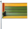 Flagge, 90 x 152 cm, doppelseitige Gartenflagge, Bank, Farbe, Willkommensflagge, Urlaubsbanner mit Messingösen, vertikale Hausflagge, große Jute-Hofflagge für Außenbereich, Veranda, Garten, Hof,