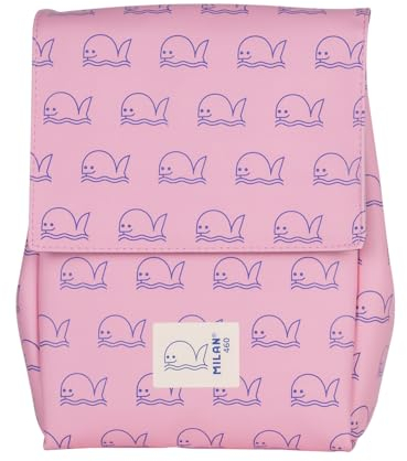 MILAN® Bolsa térmica porta alimentos (3,5 L) con 2 fiambreras, 460 since 1918, rosa
