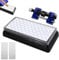 Diamond Sharpening Stones, Chisel Sharpening Kit with Chisel Honing Guide, with Box Base, Quality Diamond Sharpening Stone Set Kit with 400/1000 Grit, Fine/Coarse Plate, for Kitchen and Outdoor Use