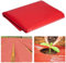 Zephylix Roter Mulch Garten Kunststofffolie, 750 x 120 cm, rote Pflanzmulchfolie, geprägt, rote Wachstumsfolie für Kartoffeln, Tomaten, Auberginen, Erdbeerrot