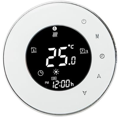 HOMOCONO Digitales WLAN Thermostat Mit LCD Display Programmierbarer Temperaturregler Für Smart Home Heizungssteuerung 95V 240V