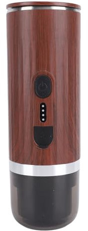 Luocute Tragbare Elektrische Kaffeemaschine, Reisekaffeemaschine, Batterie mit Selbstheizung, 20 -bar -Extraktionsnabelkaffee -Kaffeemaschine mit 7500 MAh Wiederaufladbar USB, Gemahlener