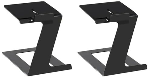 Uxsjakjsd Desktop Speaker Stands Pair, Speaker Riser for Most Small & Medium Bookshelf Speakers,for Computer Speakers