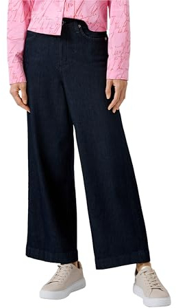 s.Oliver Damen Jeans-Hose – Regular Fit, High Rise, Wide Leg