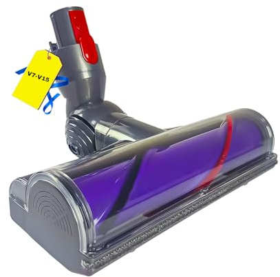 Bürste für Dyson V7 V8 V10 V11 V15 DirektantriebsbüRste Der Bürstenkopf Des Staubsaugers VerfüGt üBer Eine Schnellverschlussfunktion Turbo BodendüSe Geeignet für HartböDen und Teppiche