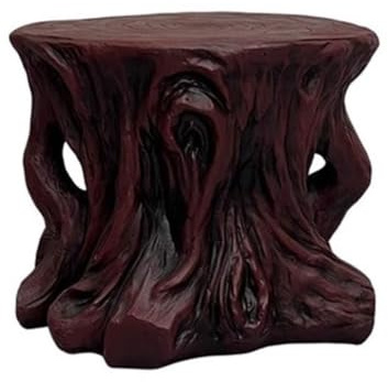 Zephyria Kleiner Blumentopfständer für Topfpflanzen Imitation Holz Wurzel Carving Display Stand Harz Handwerk Basis for Wohnzimmer Balkon Gartenarbeit Stabile Topfhalter für Tischplatte, Regal