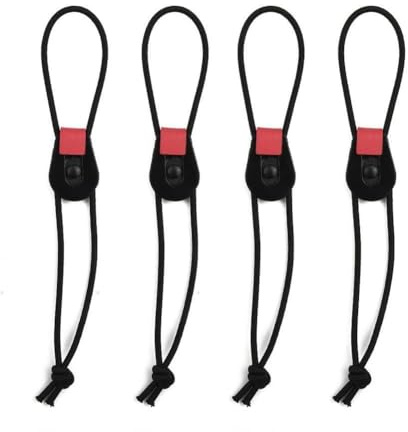 Opatiny 24pcs Quick Release Adjustable Bungee Cord Fishing Rod Tie Straps 20cm Reusable Floating Organizer Rods Reels Kayak Paddles and Poles