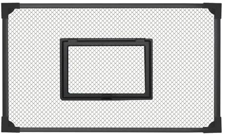Fiocias Aquarium Abdecknetz, Aquarium Netzabdeckung Jump Guard Netz, Schutznetz Abdeckung für Fische, Tankdeckel Ersatznetz in Robuster für Sicheren Halt Und Leichte Reinigung, 60x30cm