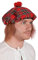 Boland 81205 – Hut Scottish Scotsman mit Haar, Rot
