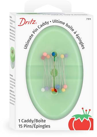 Dritz Ultimate Pin Stift-Caddy, Blau, Lila, Grün, 1 Pack