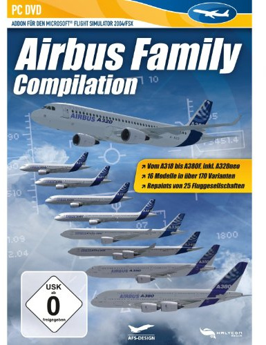 Airbus Family Compilation - AddOn für FS2004/FSX - [PC]