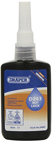 Draper 24660 D243 Nut Lock Components Adhesive, 50ml