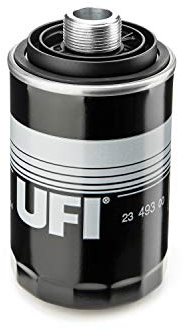 UFI Filters, Ölfilter 23.493.00, Ersatz-Ölfilter, Geeignet für Autos, Anwendbar auf verschiedene Modelle Audi, Geely, Haval, Seat, Skoda, Volkswagen
