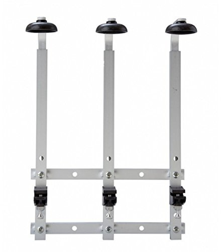 Beaumont 3 Bottle Bar Optic Wall Rack | Aluminium Spirit Bottle Holder for 70cl & 1L Bottles – Space‑Saving Bar Storage Solution