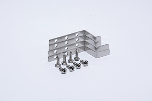 Montagewinkel 30 mm für Fliegengitter Fenster ohne Bohren, keine Beschädigung an Ihrem Fenster Einhängewinkel Insektenschutz Einhängefedern Fliegengitter Rahmen Halterung Befestigung