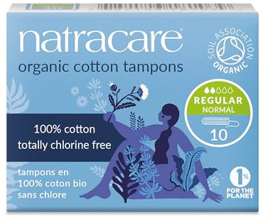 Organic Tampons Regular 10's - 10