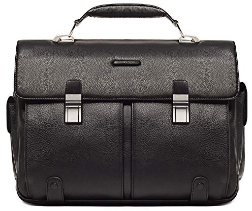 Piquadro – Herren-Organizer – Leder – Schwarz – Herren