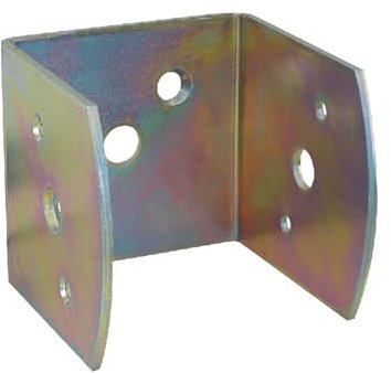 STAFFA SUPPORTO ACCIAIO TROPICALIZZATO PER TRAVI LEGNO INCLINATE AD U 120x120x125 mm …