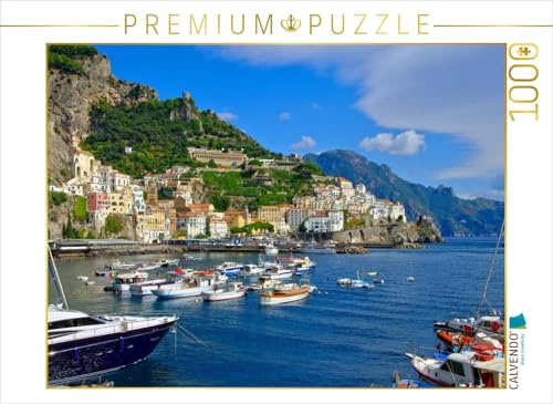 Puzzle · Die Stadt Amalfi | Amalfiküste · 1000 Teile · Lege-Größe 64 × 48 cm · CALVENDO Puzzle