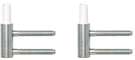 Gedotec Einbohrband Variant-Rahmenteil V 3400 WF für Drehtüren | Stahl verzinkt | Anschlag DIN links & rechts | Tragkraft 40 kg | 2 Stück - Türbander für Zimmertüren - Innentüren an Holz-Zargen
