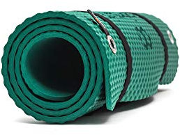 Bootymats - Colchoneta Fitness Multifunción para Todo Tipo de Entrenamiento: Fitness, Pilates, Abdominales, Estiramientos... Medidas: 160 x 60 cm. Grosor: 9 mm. Verde