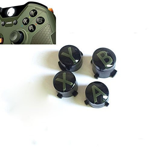 Per Xbox One X S Elite controller a B x y pulsanti con lettere mod kit Green