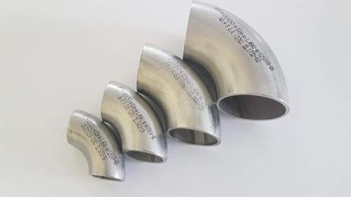 PSB STAHL AUF MASS Edelstahl Rohrbogen, Schweißbogen, Krümmer 90° V4A (48,3 x 2,0mm)